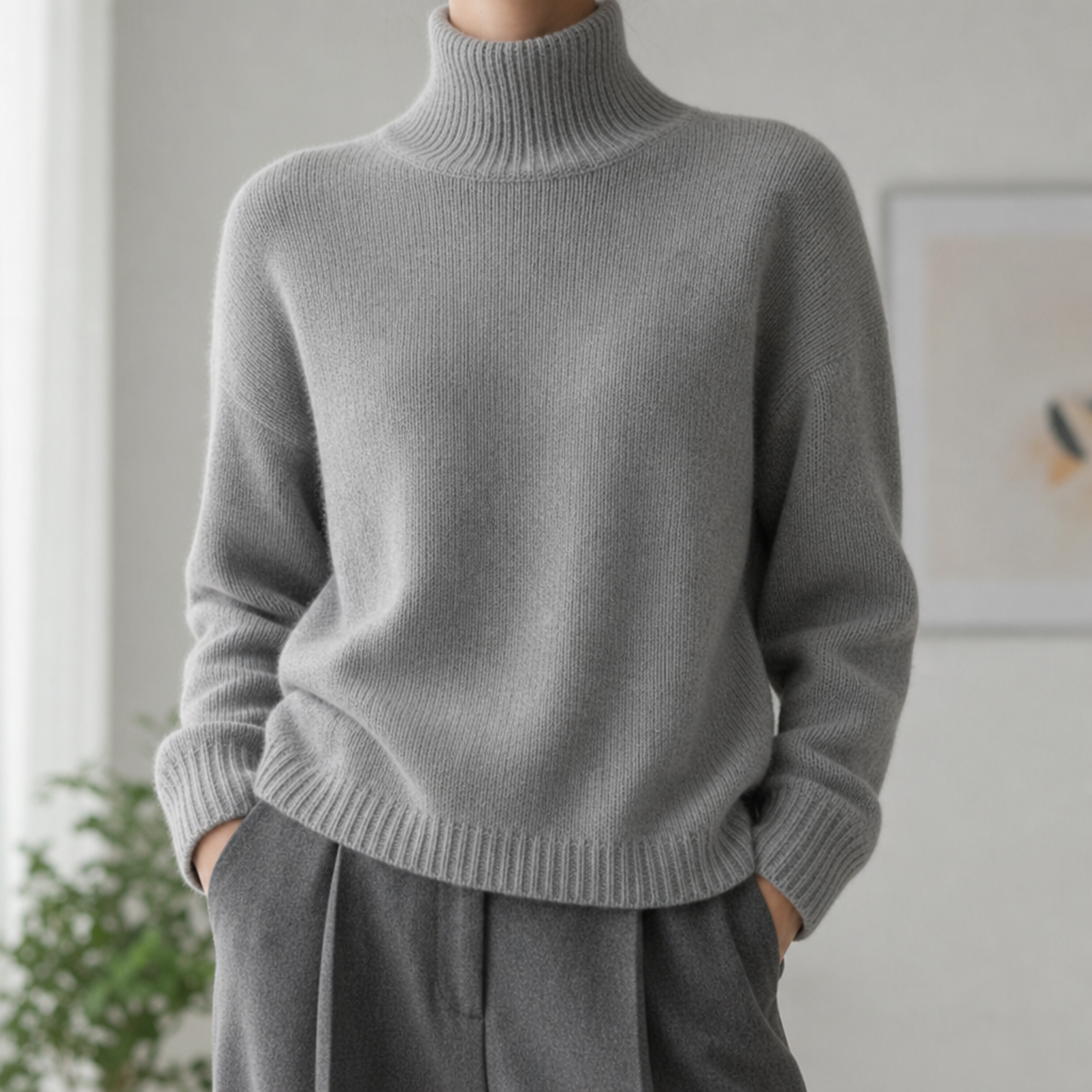 Layla | Alicante Cashmere Turtleneck Sweater
