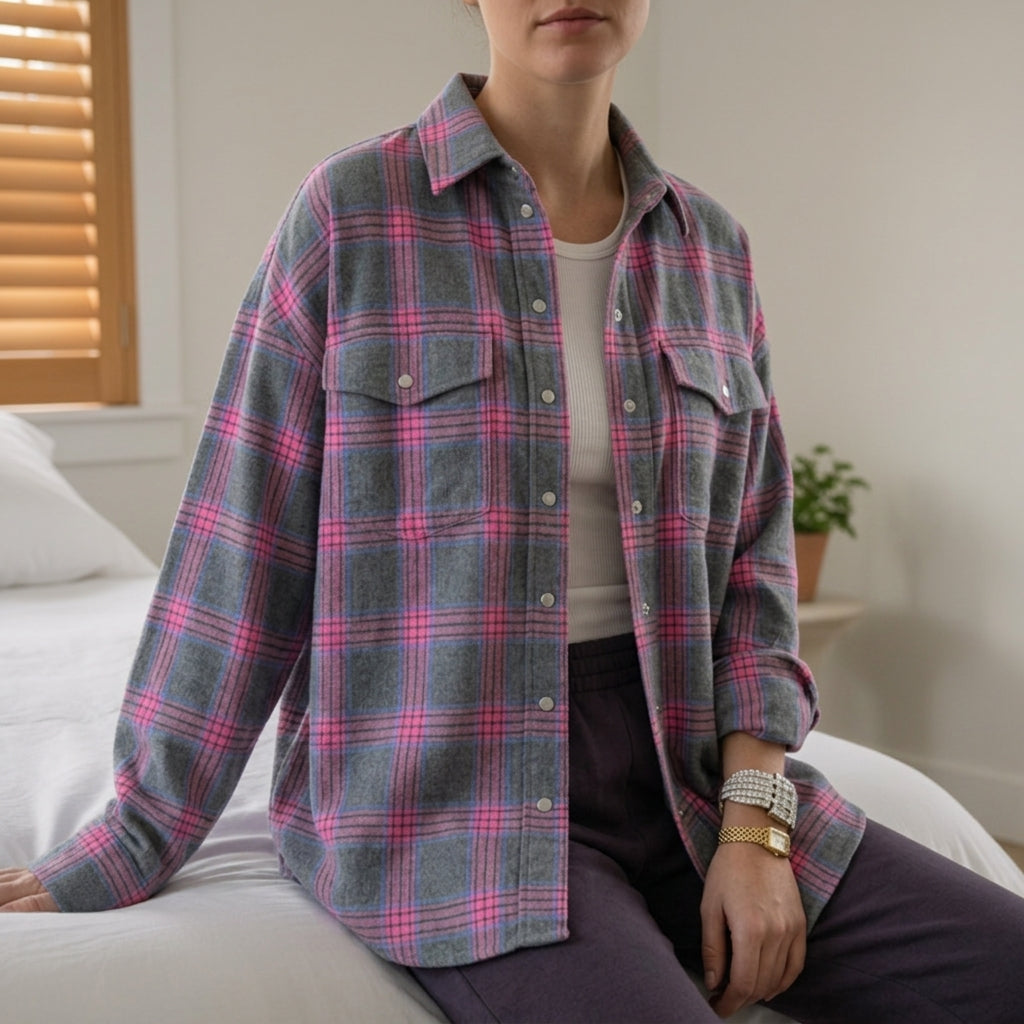 Layla | Darcy Oversized Plaid Shirt