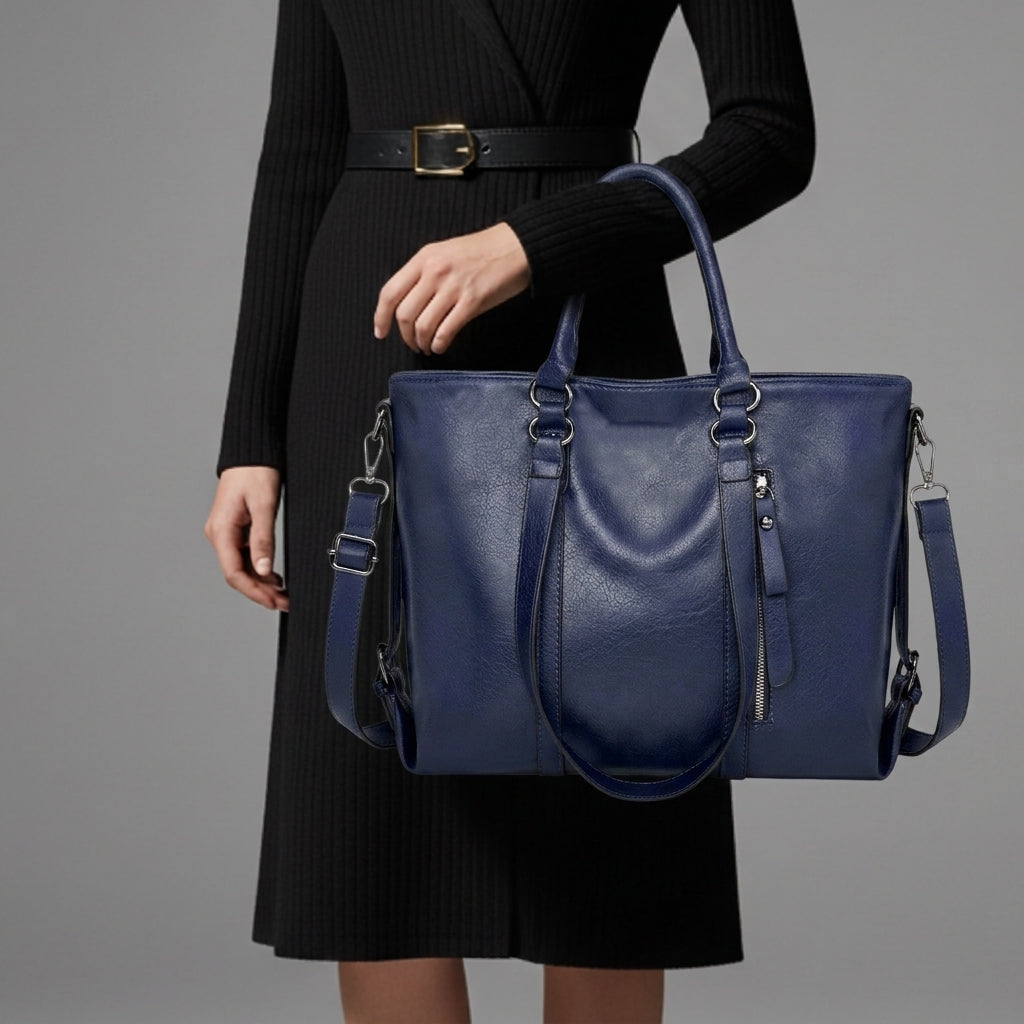 Layla | Lucca Large Leather Tote