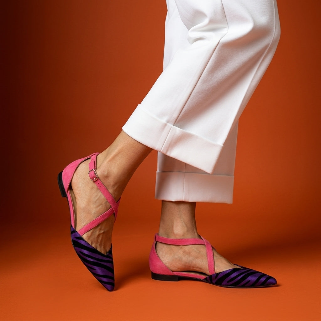 Layla | Naxos Orthopedic Cross-Strap Flats