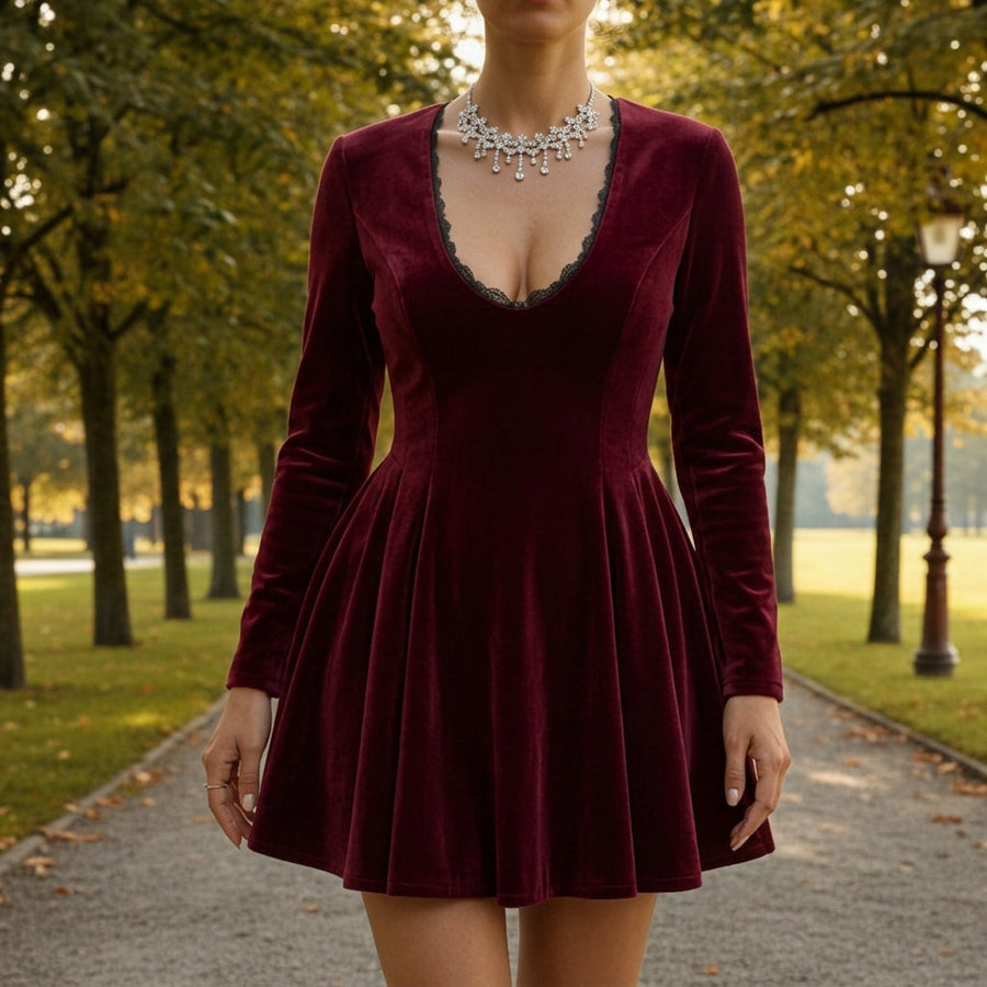 Layla | Novarielle Plus Size Lace Dress