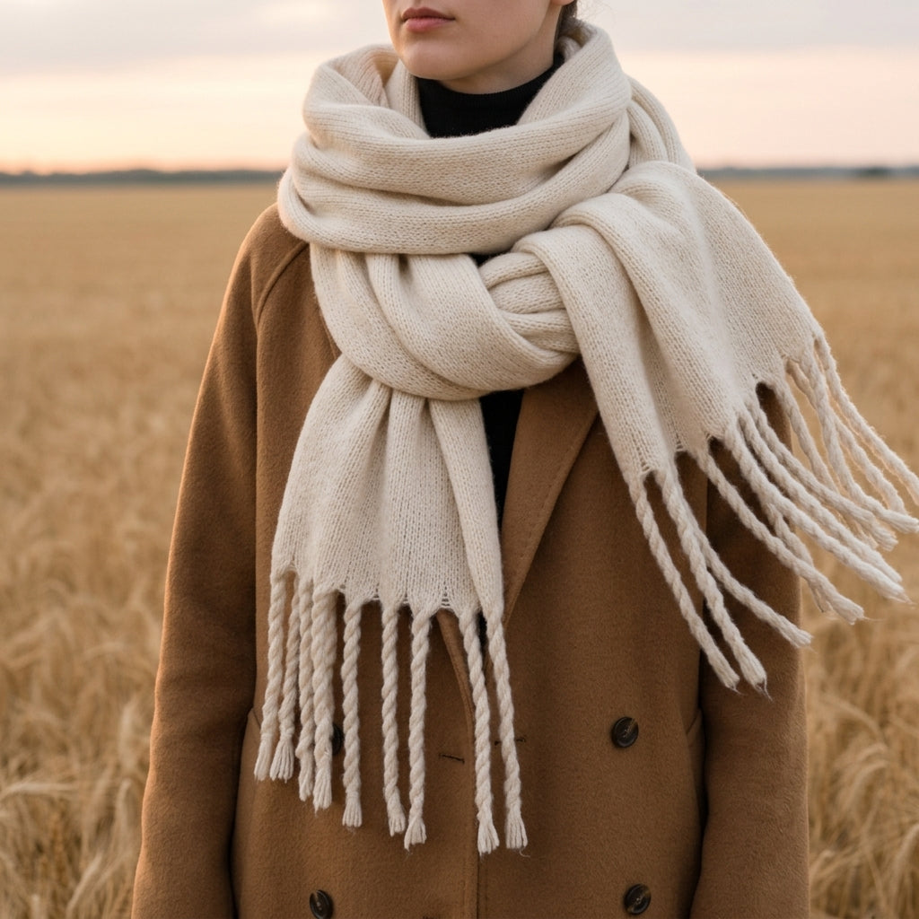 Layla | Padova Tassel Cashmere Scarf