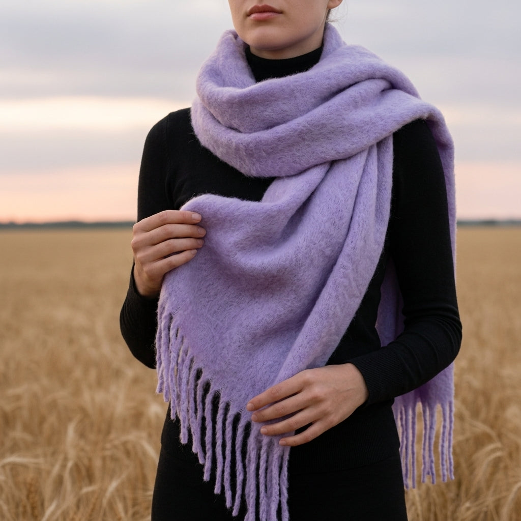 Layla | Padova Tassel Cashmere Scarf