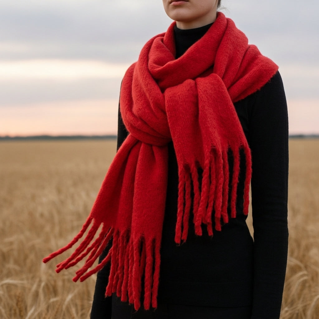 Layla | Padova Tassel Cashmere Scarf