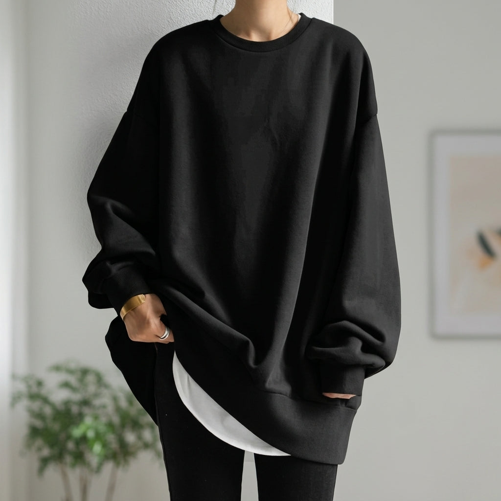 Leah | Bruges Oversized Tunic Sweater