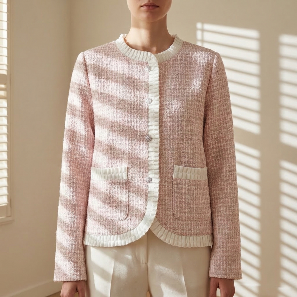 Leah | Florence Color Patchwork Blazer
