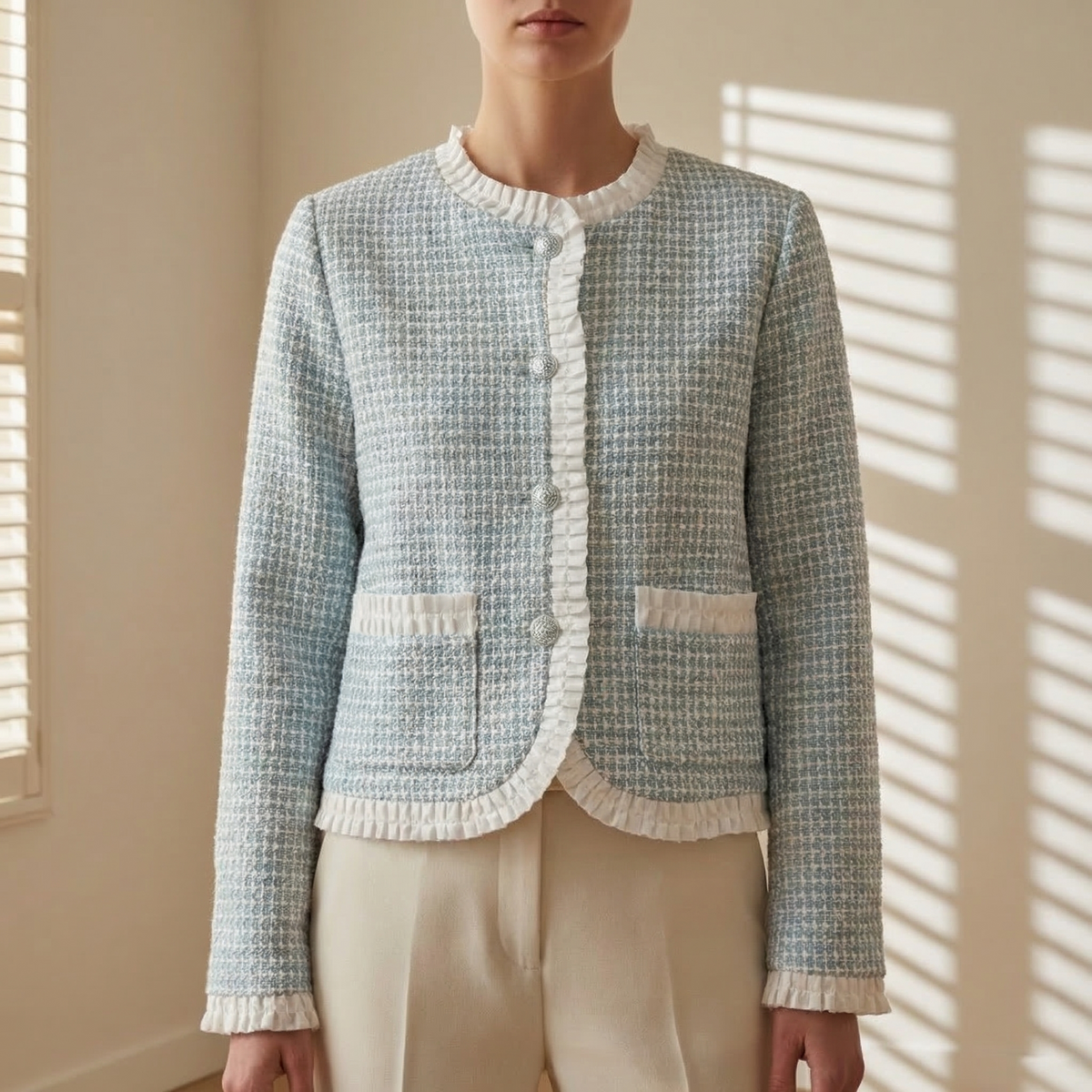Leah | Florence Color Patchwork Blazer