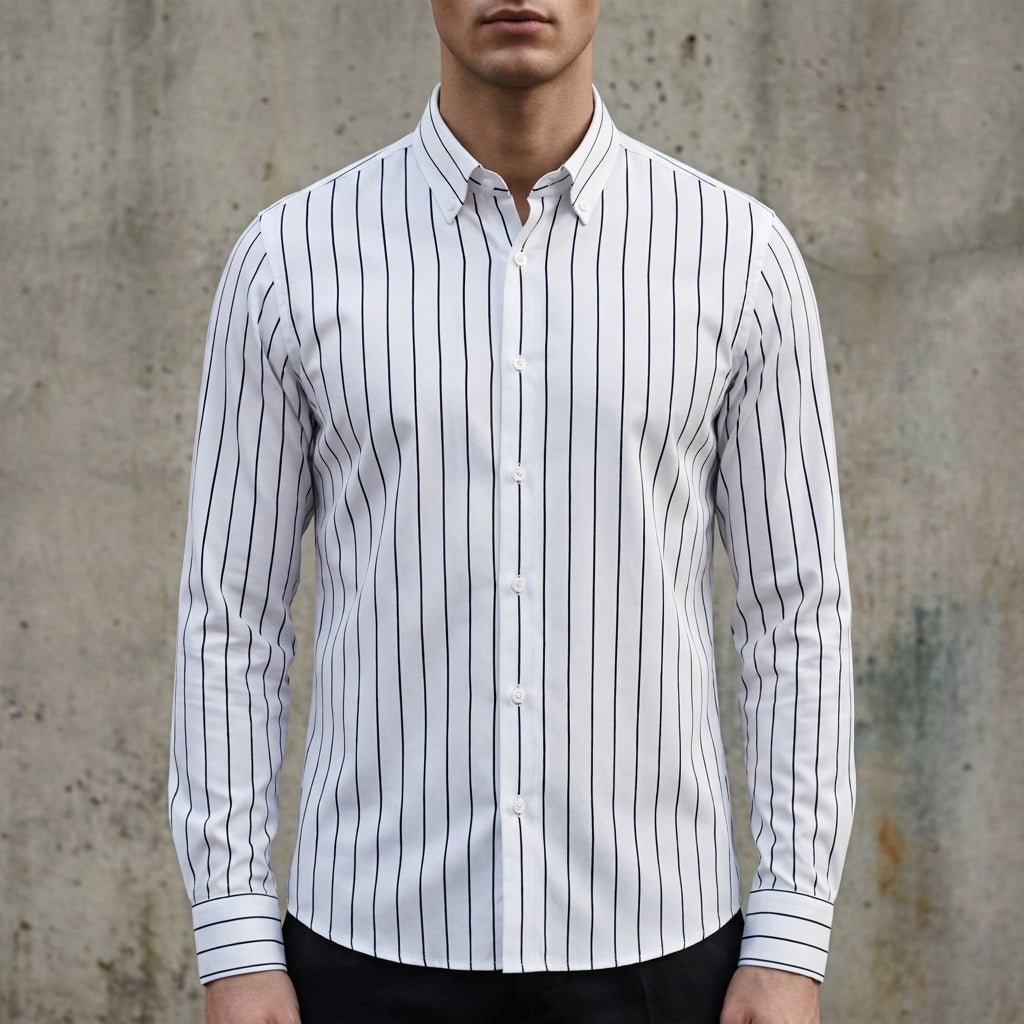 Levi | Albufeira Striped Button-Up Shirt