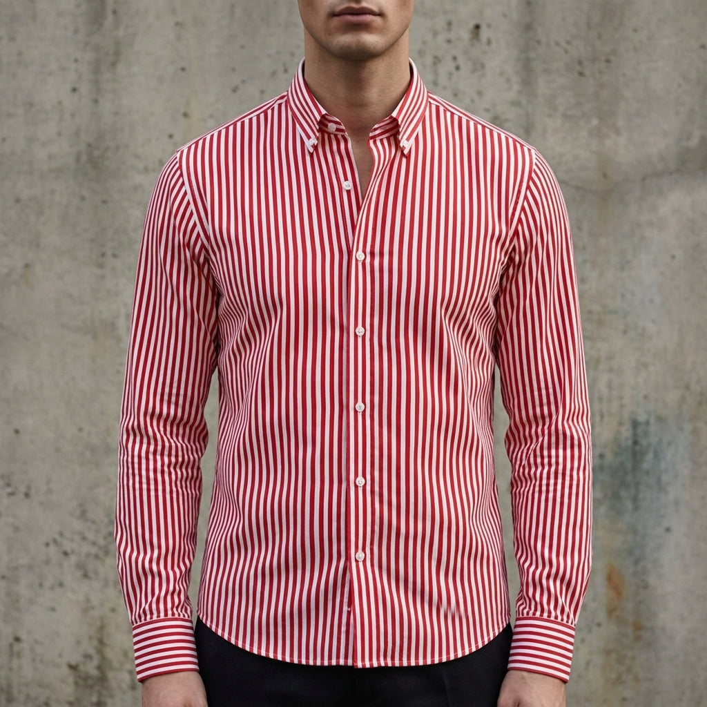 Levi | Albufeira Striped Button-Up Shirt