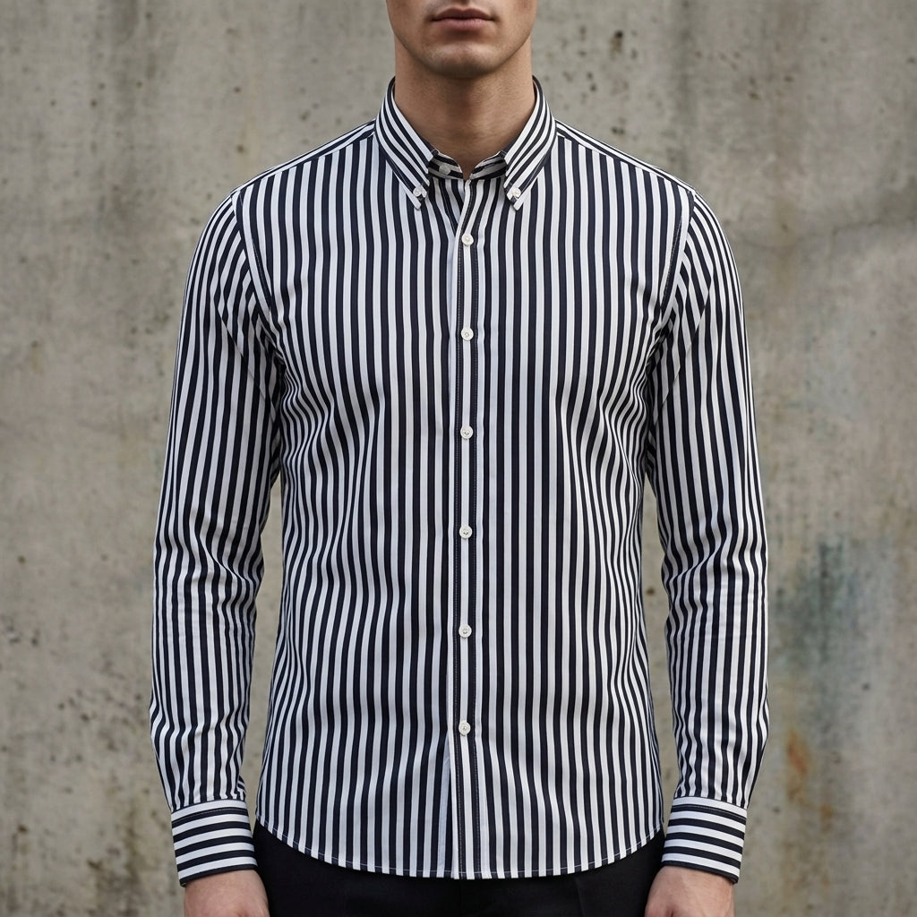 Levi | Albufeira Striped Button-Up Shirt