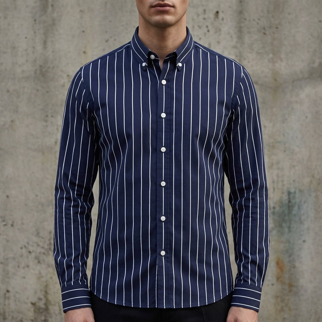 Levi | Albufeira Striped Button-Up Shirt
