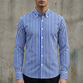 Royal Blue & White Stripe