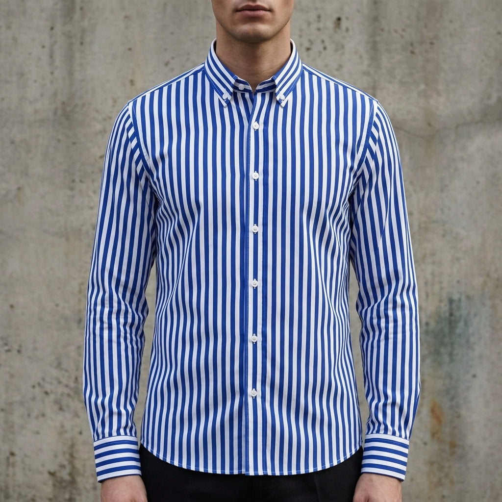 Levi | Albufeira Striped Button-Up Shirt