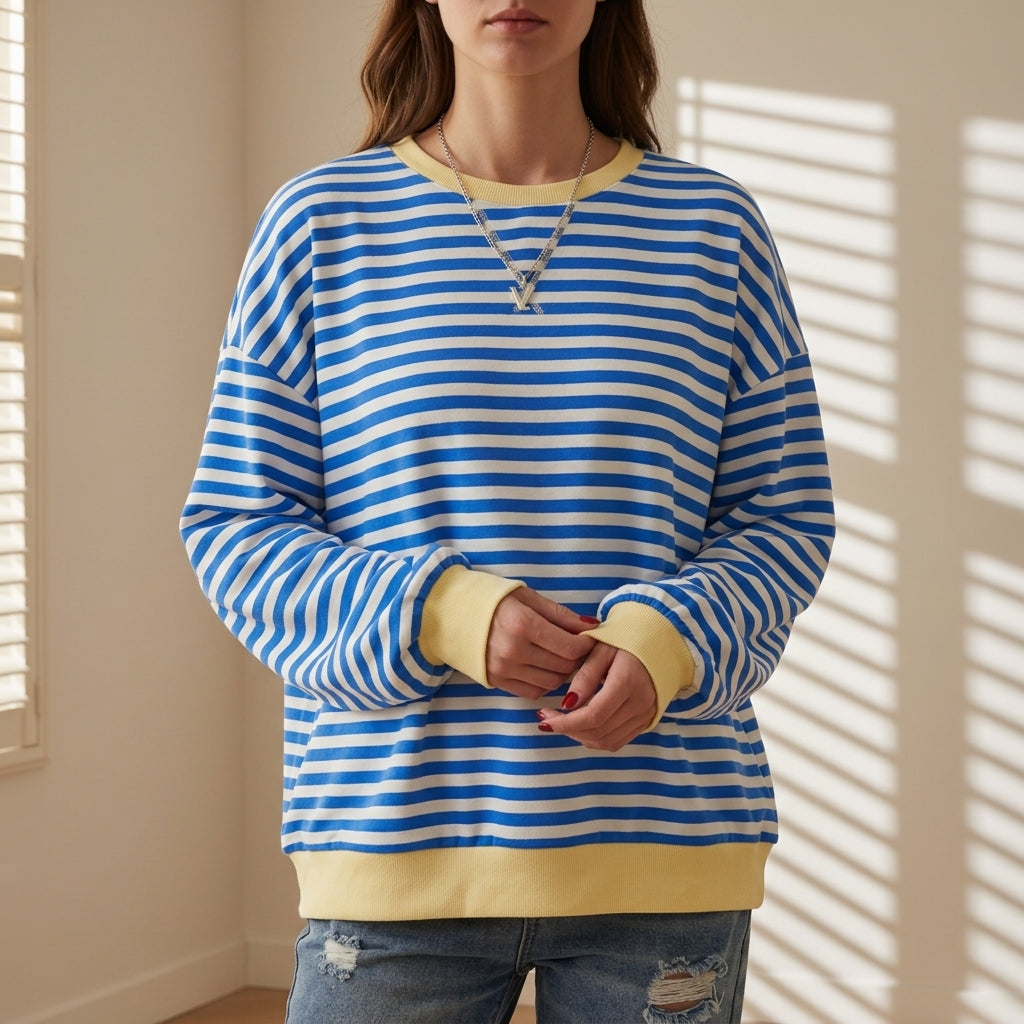 Lily | Celestine Striped Long Sleeve T-Shirt