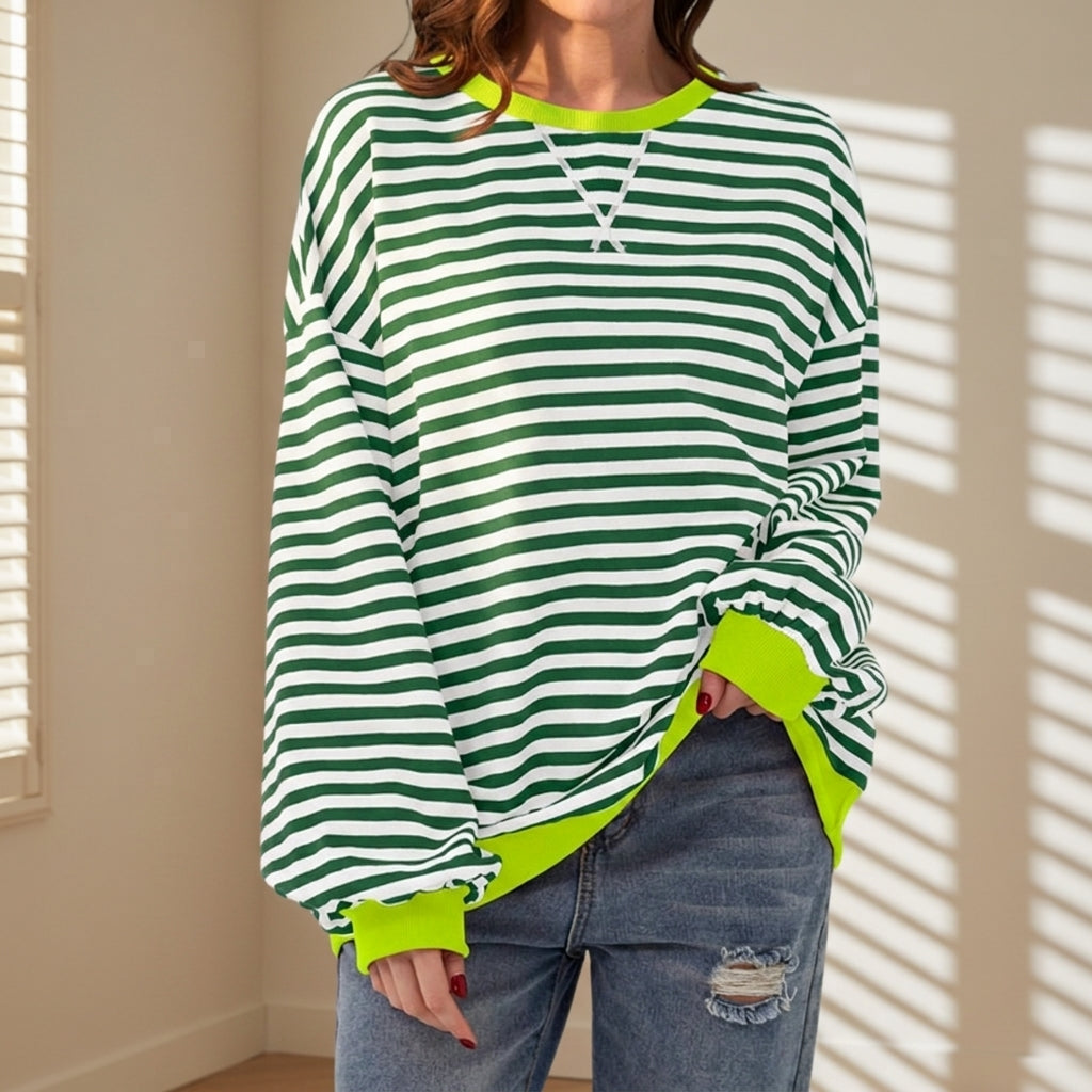 Lily | Celestine Striped Long Sleeve T-Shirt
