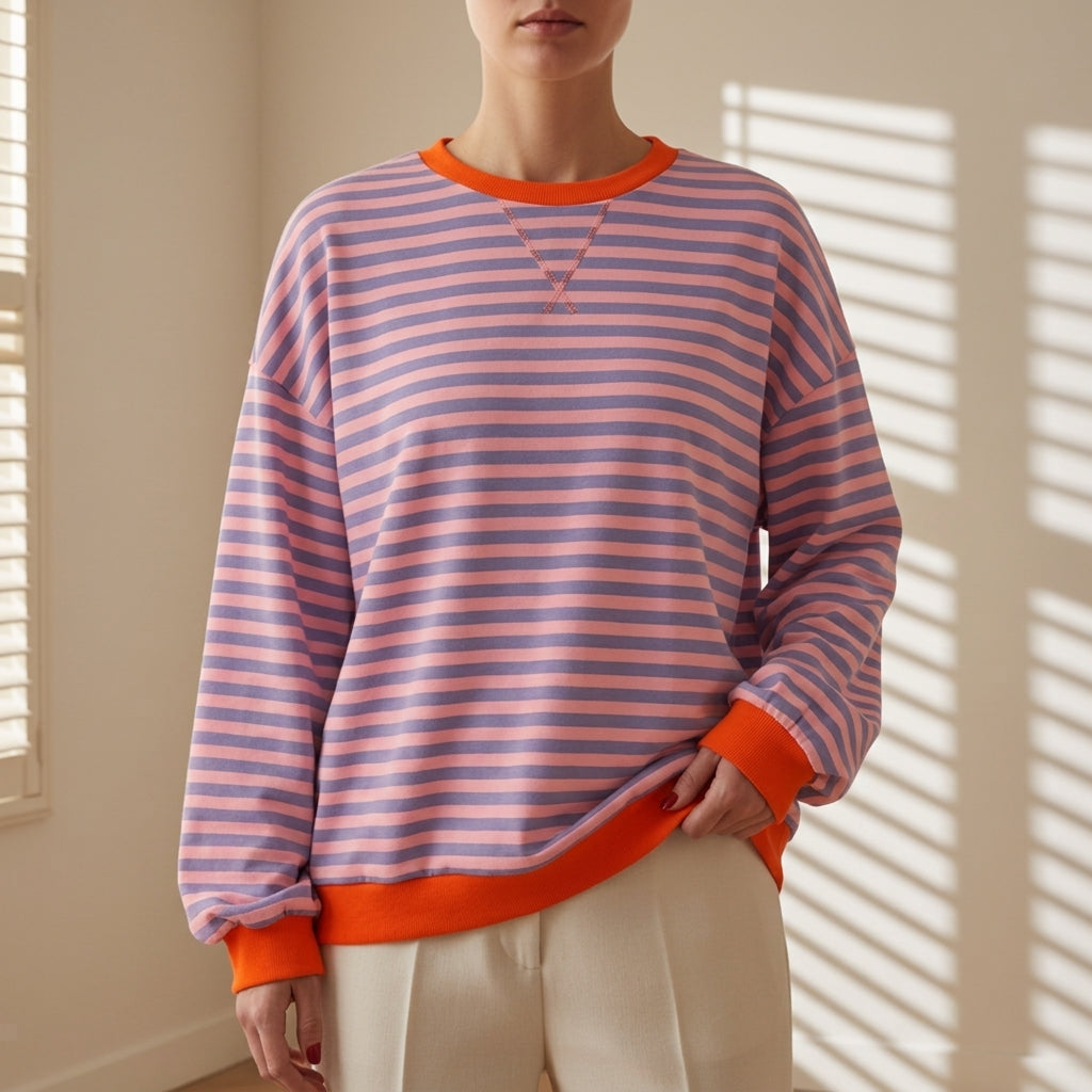 Lily | Celestine Striped Long Sleeve T-Shirt