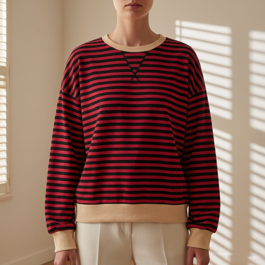 Lily | Celestine Striped Long Sleeve T-Shirt