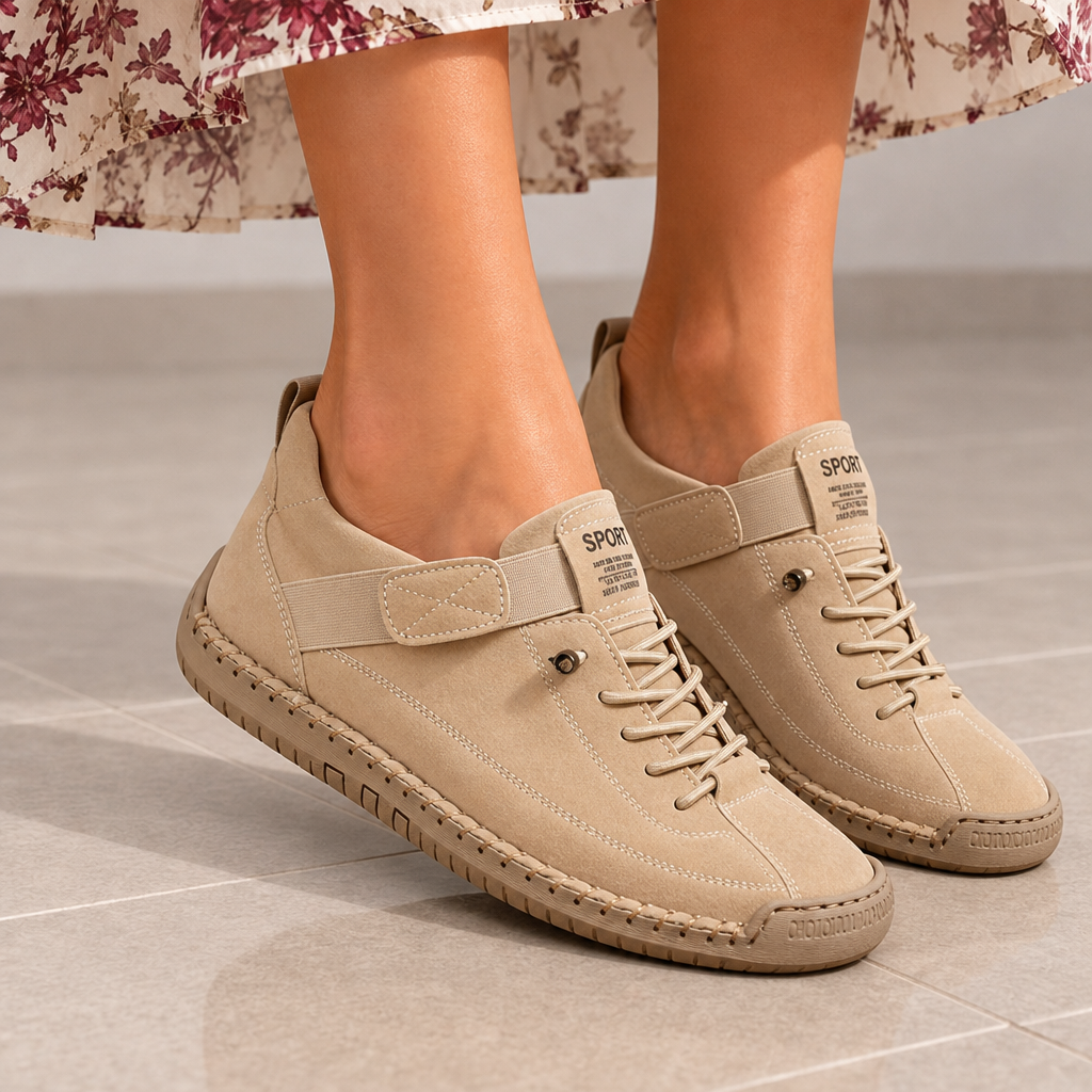 Lily | Tivoli Orthopedic Suede Sneakers