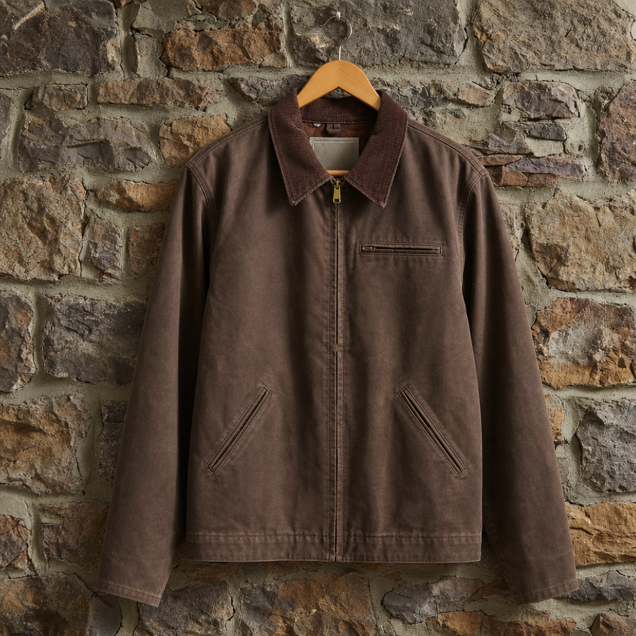 Lincoln | Astypalaia Corduroy Collar Work Jacket