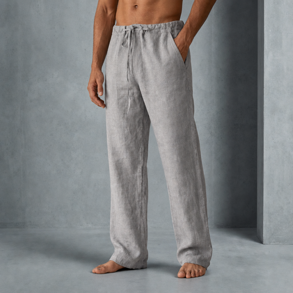 Lincoln | Guimaraes Linen Drawstring Trousers