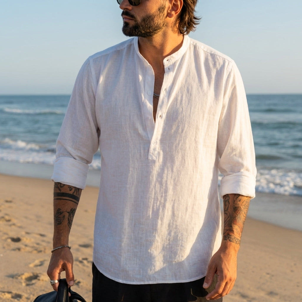 Lincoln | Vieno Casual Linen Shirt
