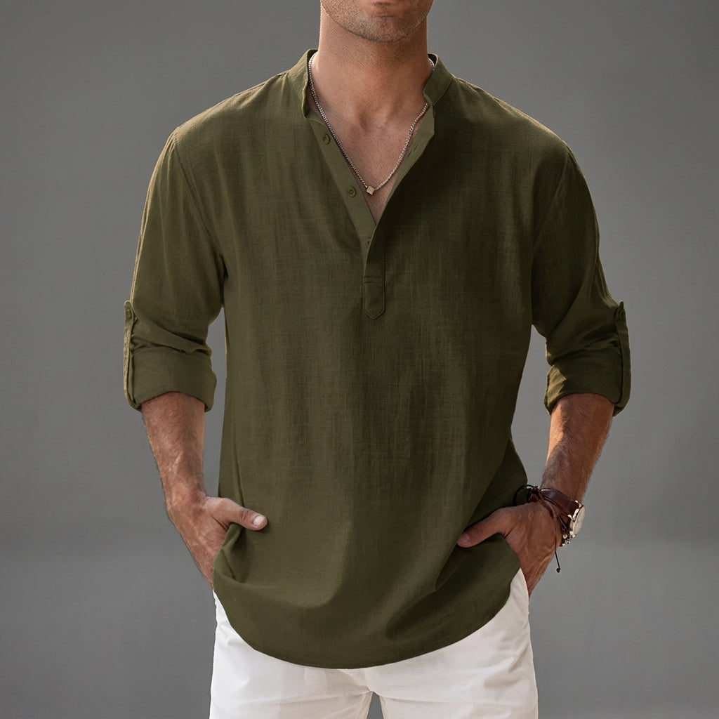 Lucas | Begur Relaxed Linen Shirt