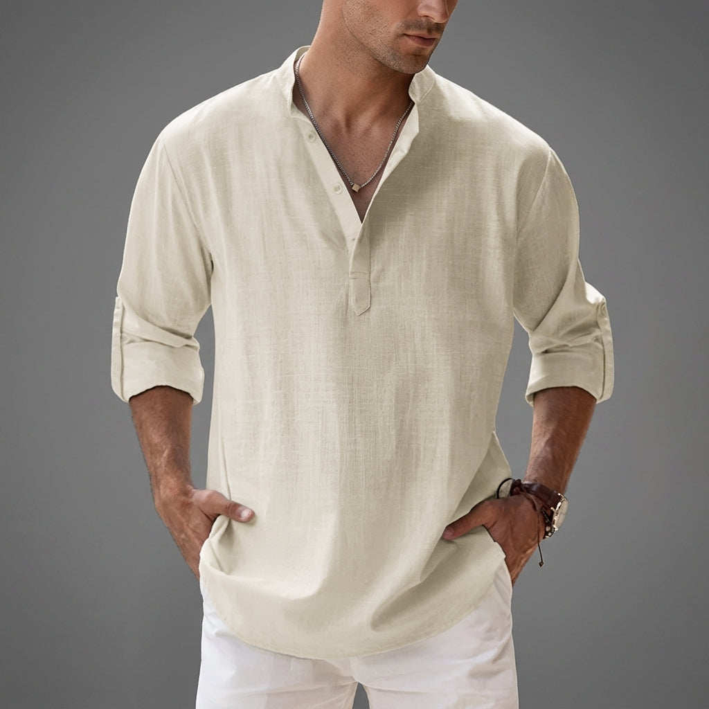 Lucas | Begur Relaxed Linen Shirt