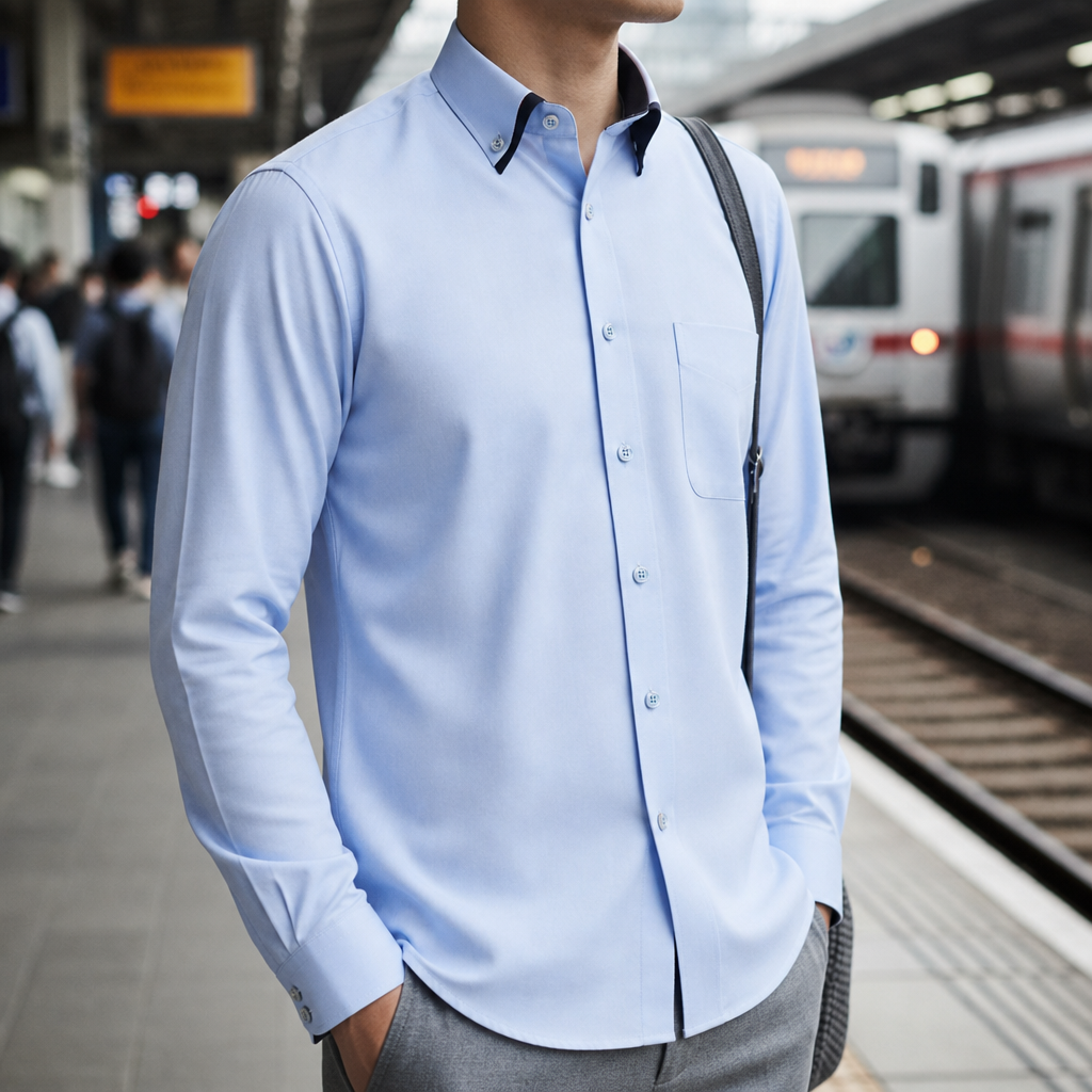 Lucas | Pollensa Contrast Collar Dress Shirt