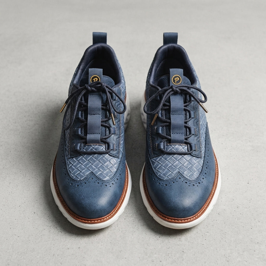 Lucas | Vence Leather Oxford Sneakers