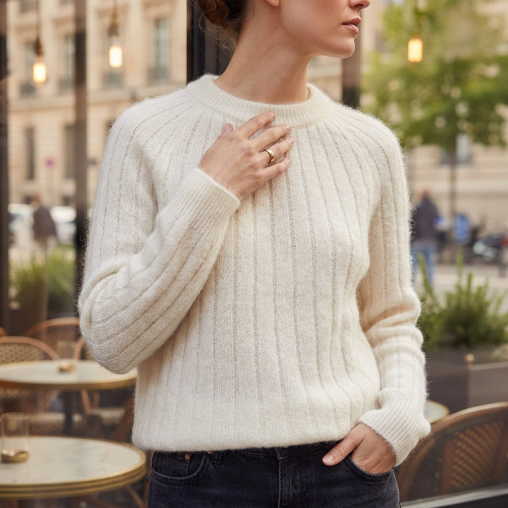 Lucy | Lagos Fluffy Knit Sweater