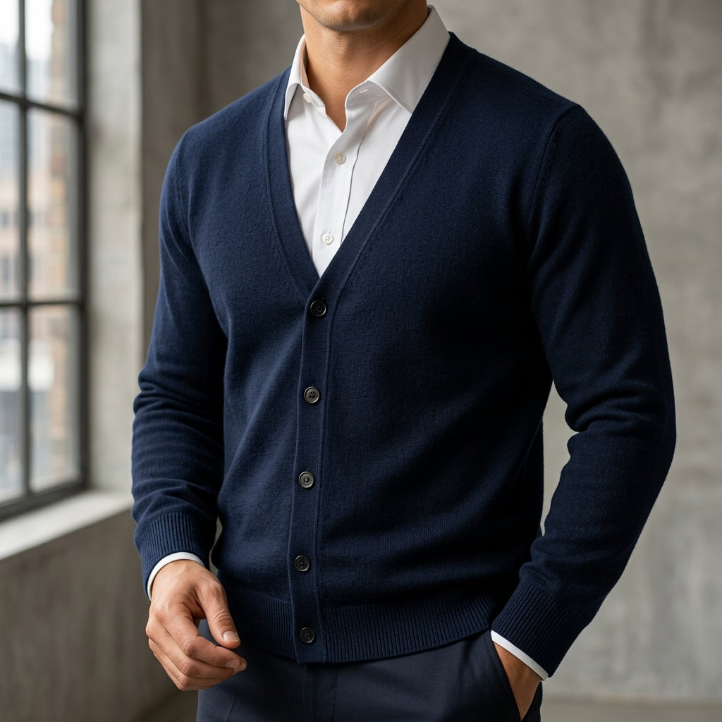 Luke | Aveiro Cashmere Feel Cardigan