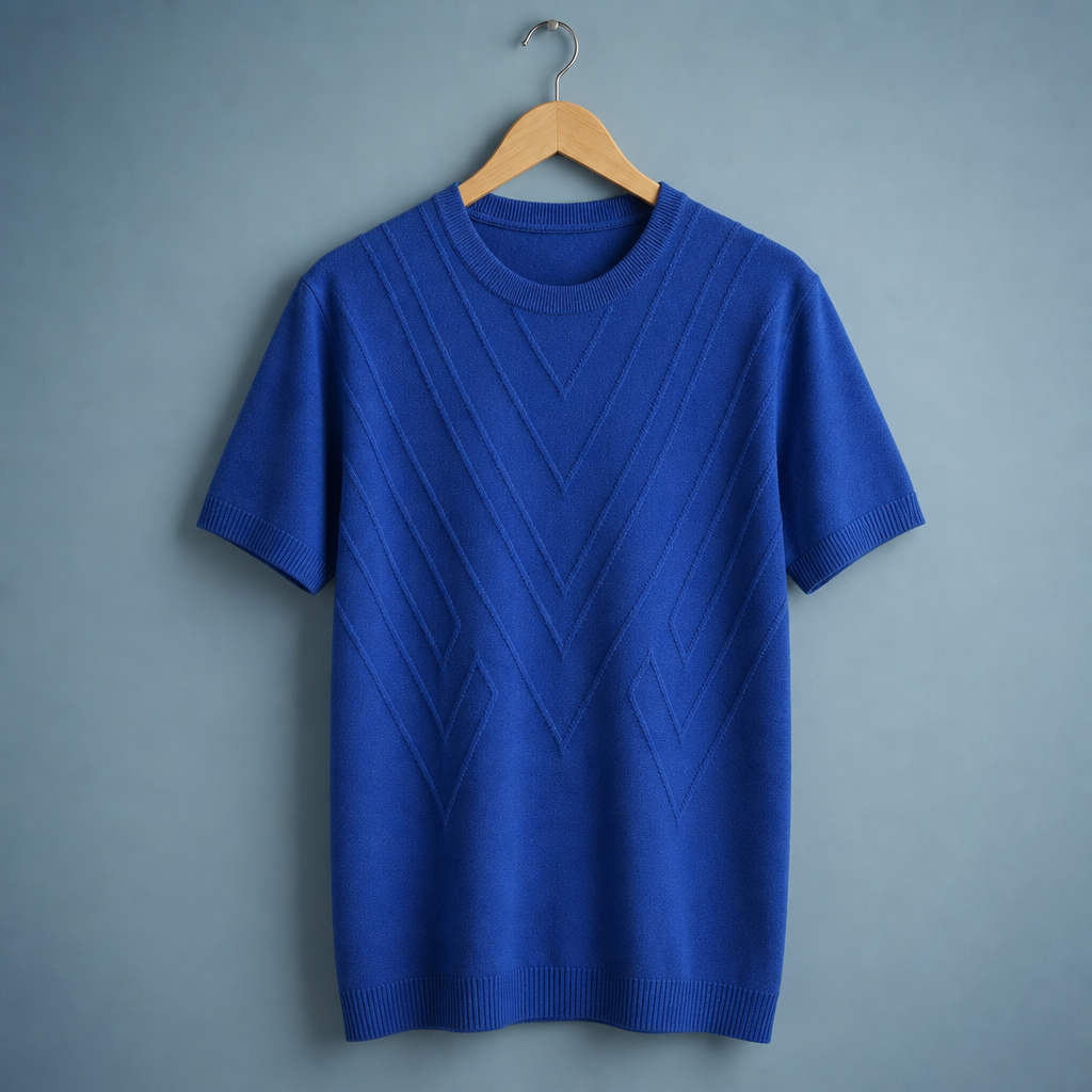 Luke | Segovia Geometric Knit Top