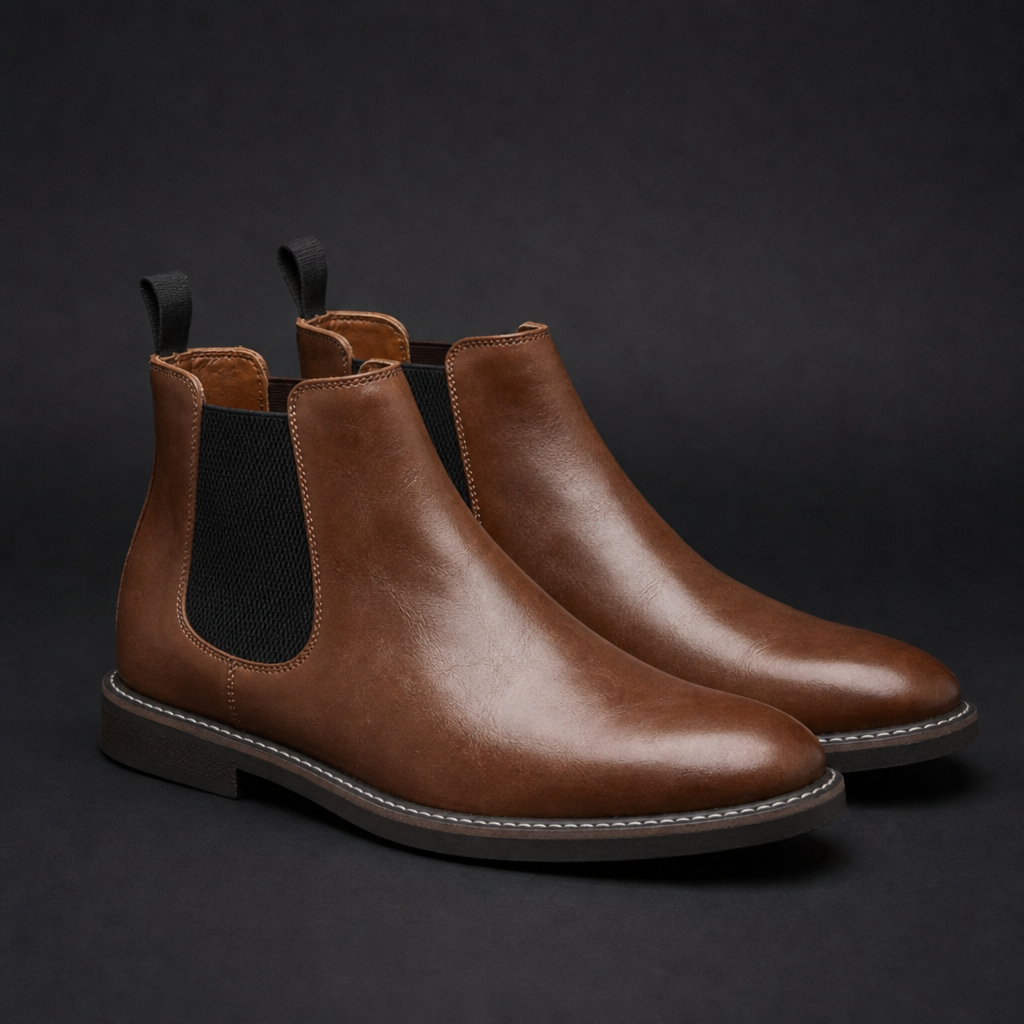 Mateo | Antiparos Leather Chelsea Boots