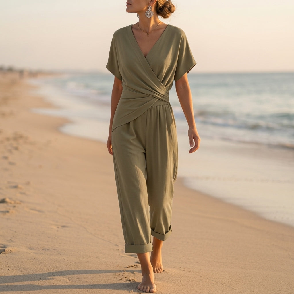 Maya | Santorini Wrap Two-Piece Set