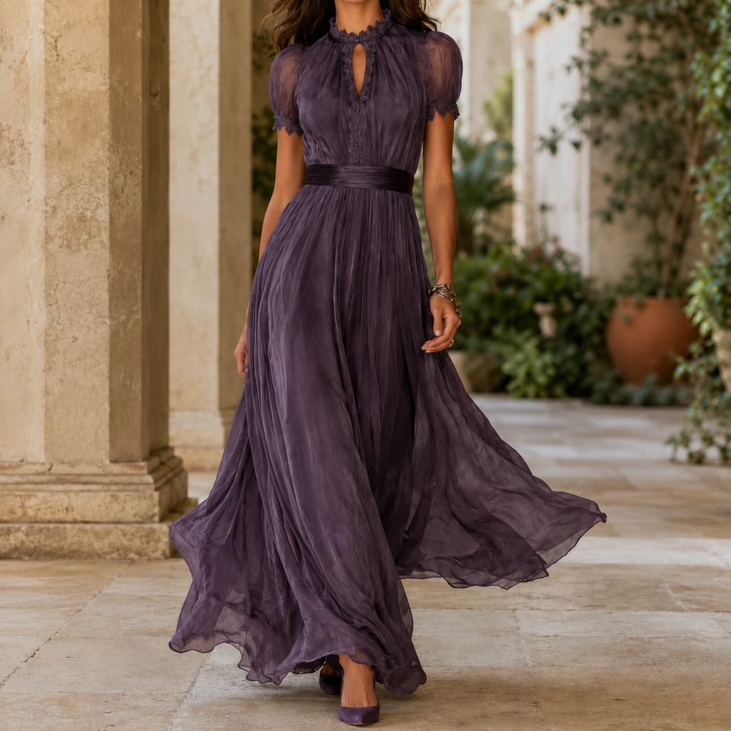 Maya | Trento Lace Trim Maxi Dress