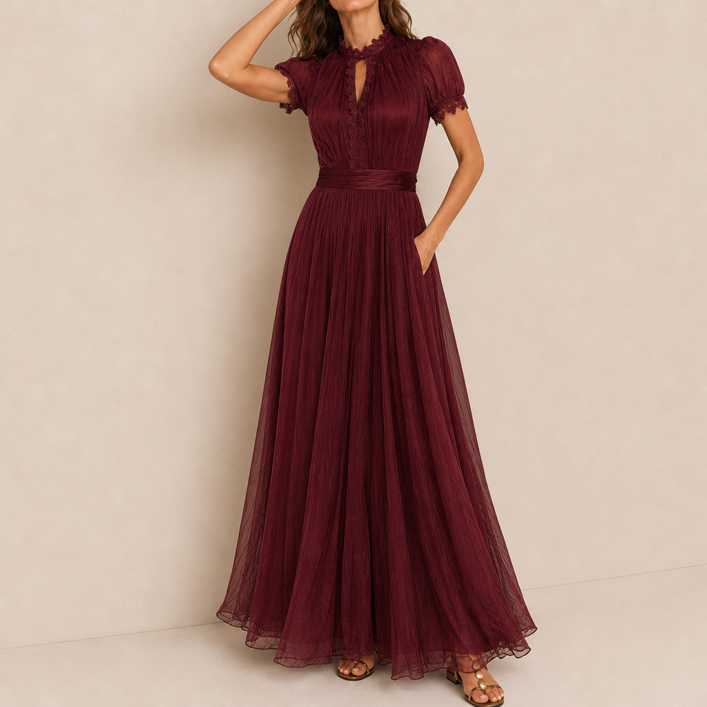 Maya | Trento Lace Trim Maxi Dress