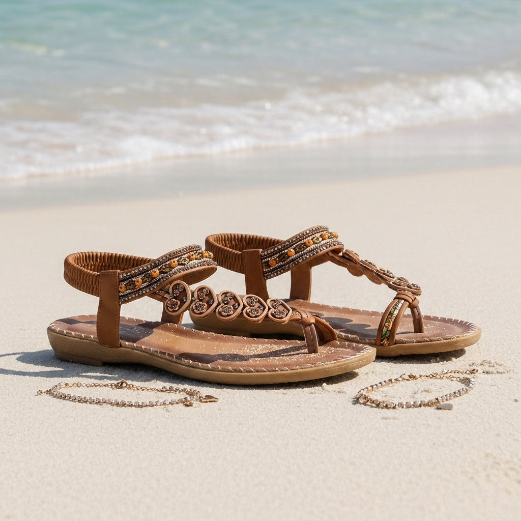 Mia | Bohemia Embellished Orthopedic Sandal