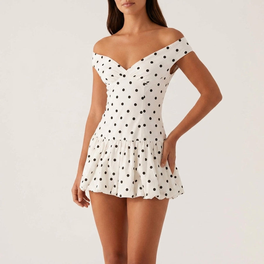 Mia | Portofino Polka Dot Mini Dress