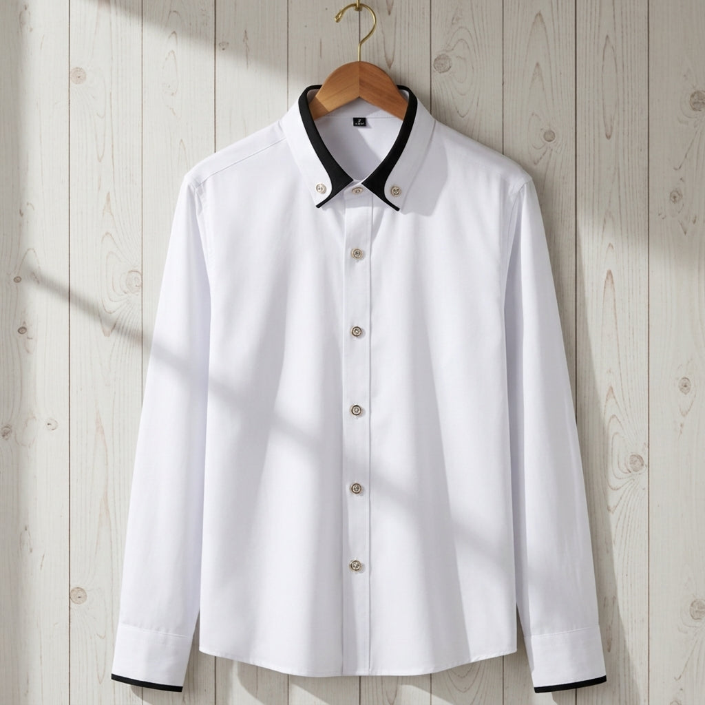 Michael | Paris Contrast Collar Dress Shirt