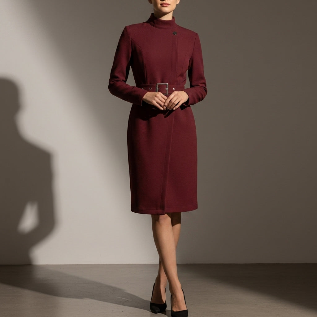 Mila | Braga Belted A-Line Dress