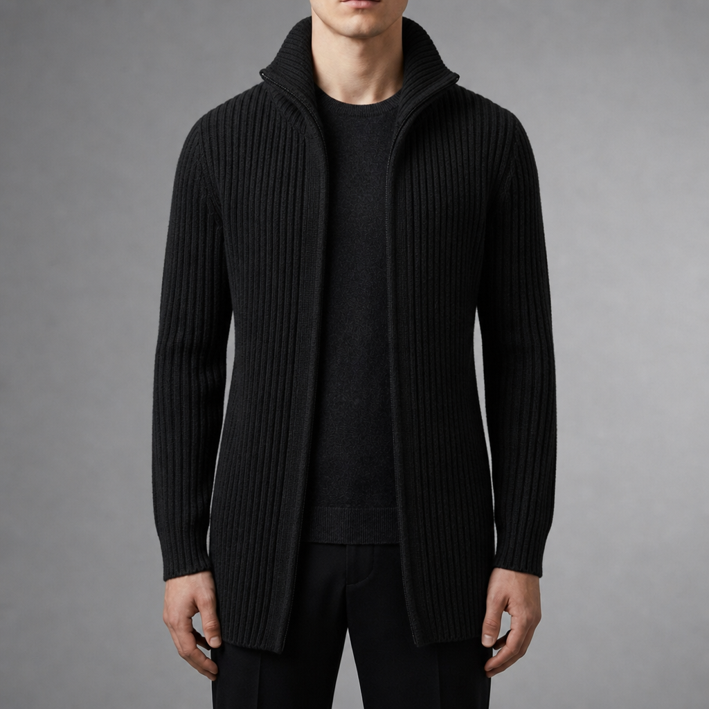 Miles | Lesvos Ribbed Knit Cardigan