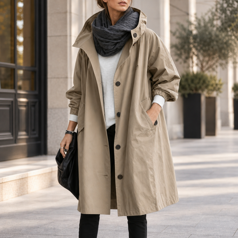 Natalie | Gordes Water Repellent Trench Coat