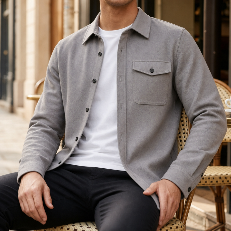 Nathan | Almeria Relaxed Fit Shirt Jacket