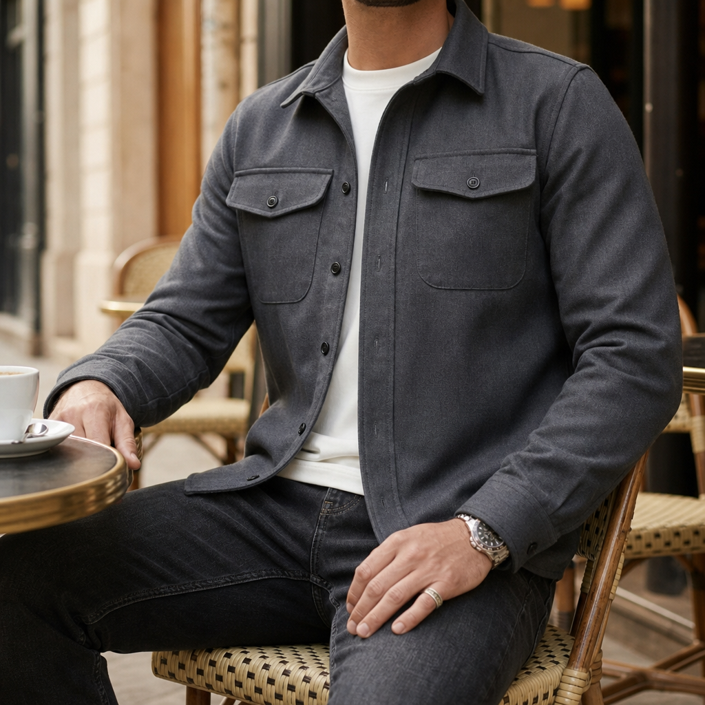 Nathan | Almeria Relaxed Fit Shirt Jacket