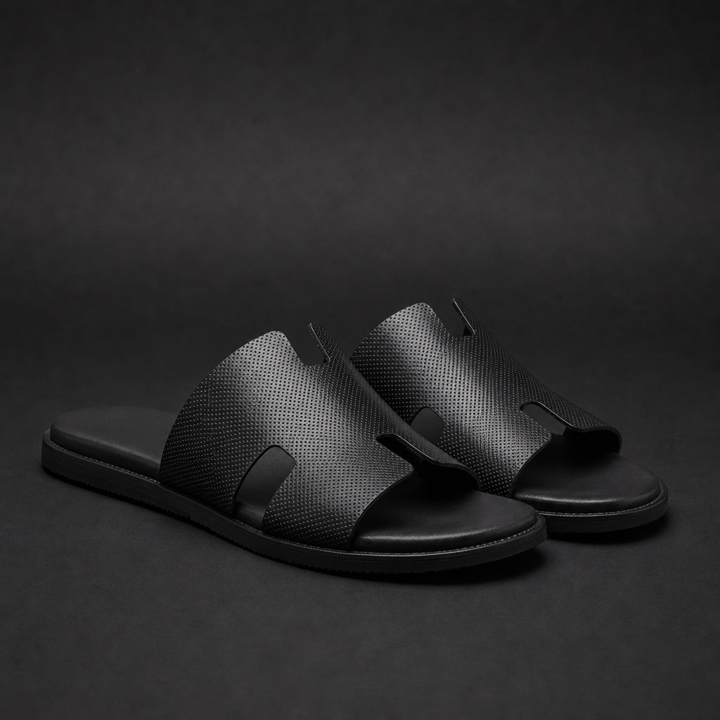 Nathan | Treviso Perforated H-Strap Slides