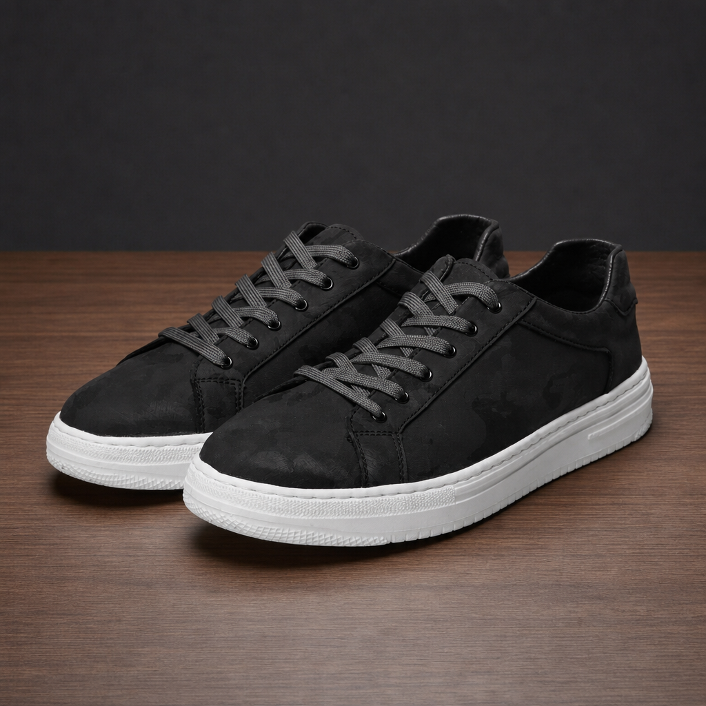 Noah | Roussillon Camo Leather Sneakers