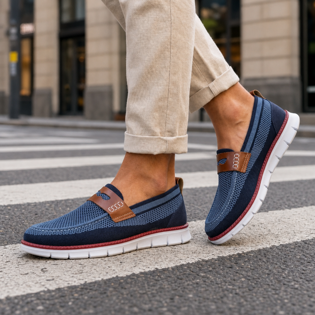 Nolan | Elvas Mesh Slip-On Loafers