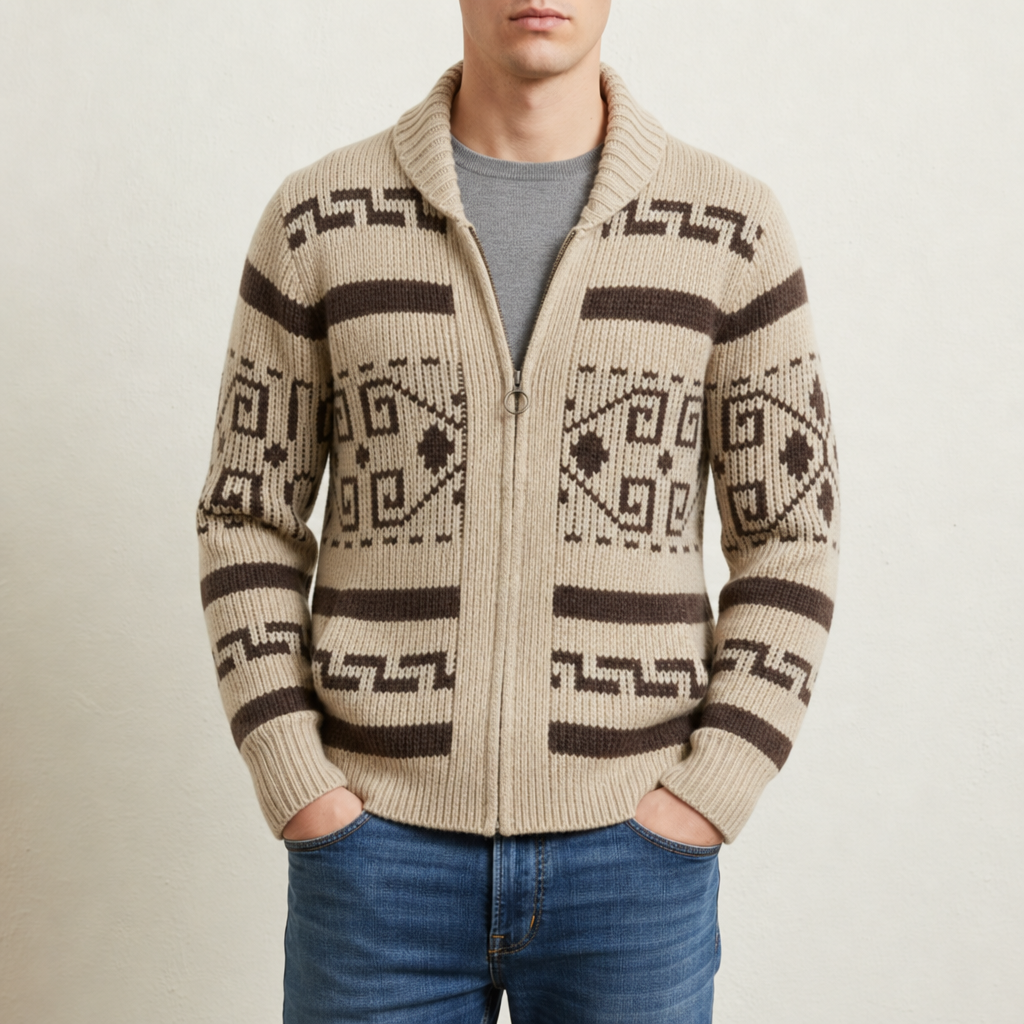 Nolan | Ikaria Southwestern Zip Cardigan