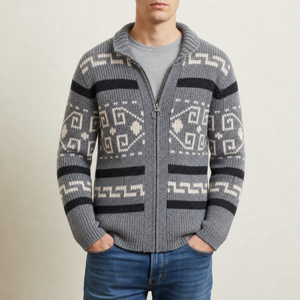 Nolan | Ikaria Southwestern Zip Cardigan