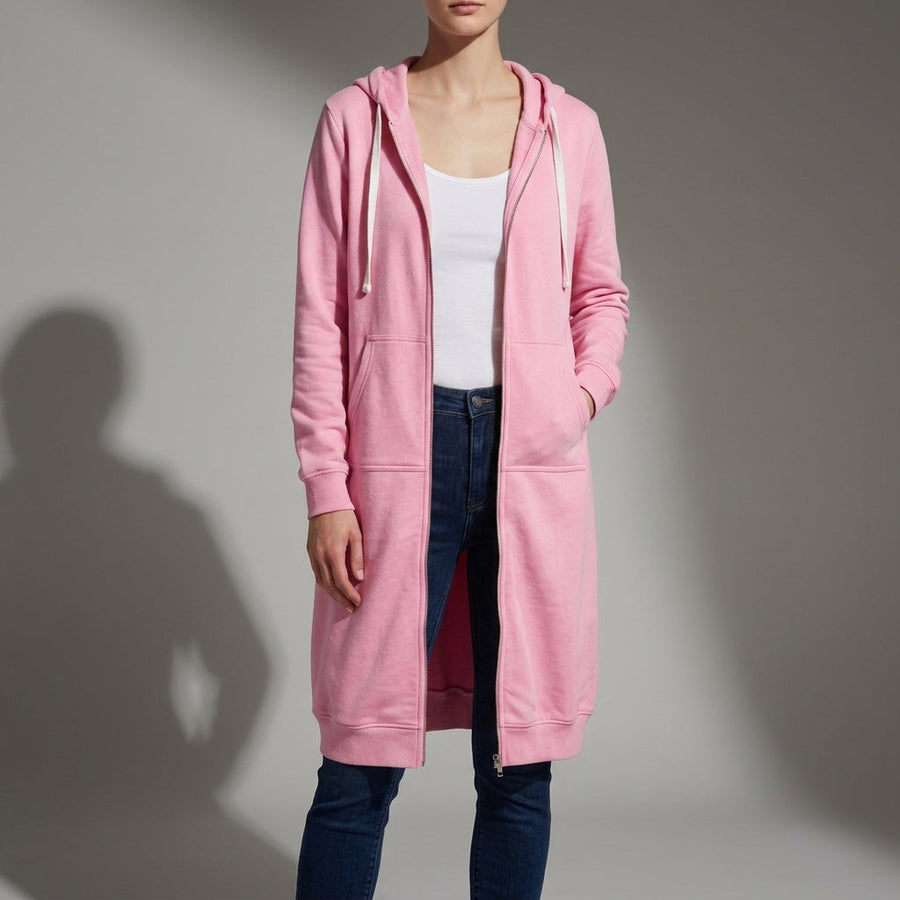 Nora | Folegandros Longline Zip Hoodie